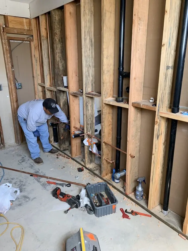Commercial rough-in plumbing for Gas Line Repair in Rosecrest
